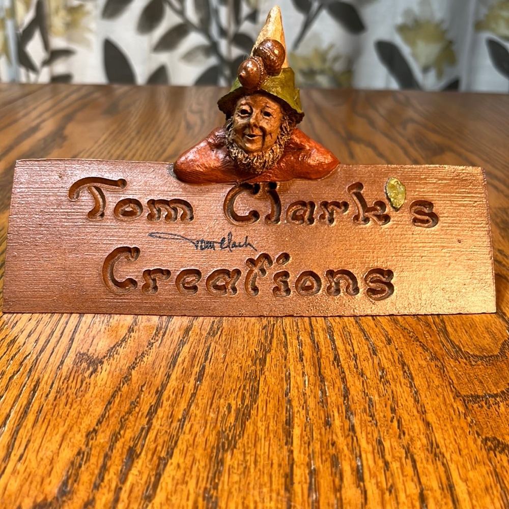Tom Clark Gnome Signed Creations Sign